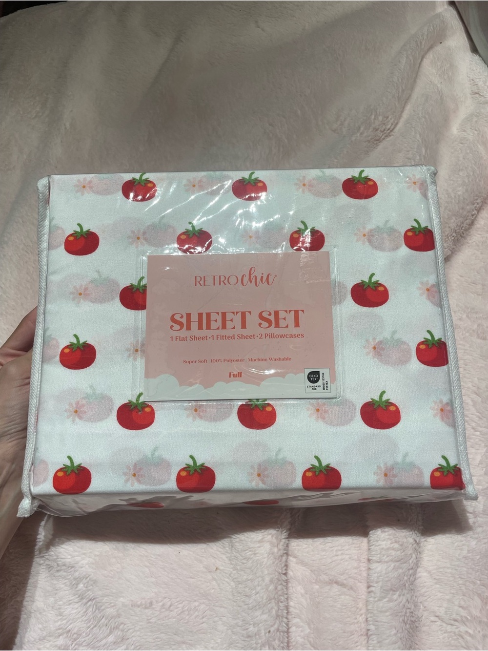 NWT Tomato Produce Sheet Set Size Full